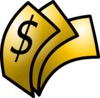 Gold Money Clip Art